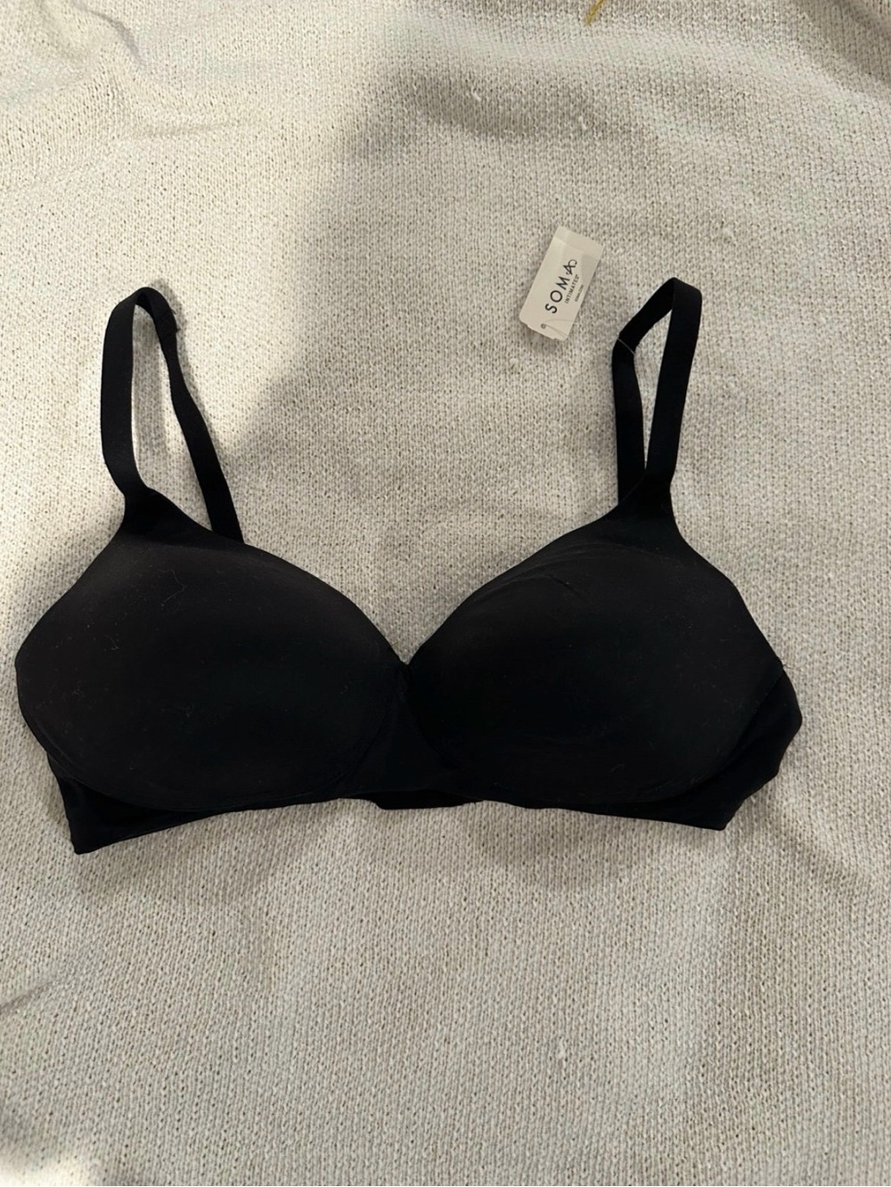 Soma Black Smooth T-Shirt Bra - Everyday Support